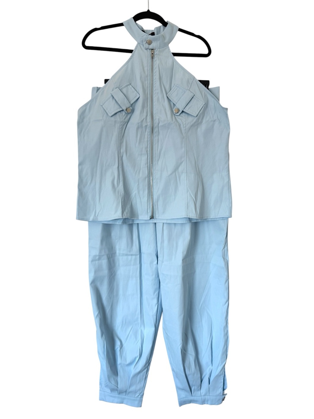 Chicme Light Blue High Neck Two Piece Set, Size XXL - Picture 8 of 13